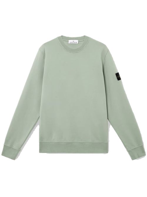 Stone Island Maglione girocollo con logo Stone Island | K2S155100001S00A1V0055 SAGE